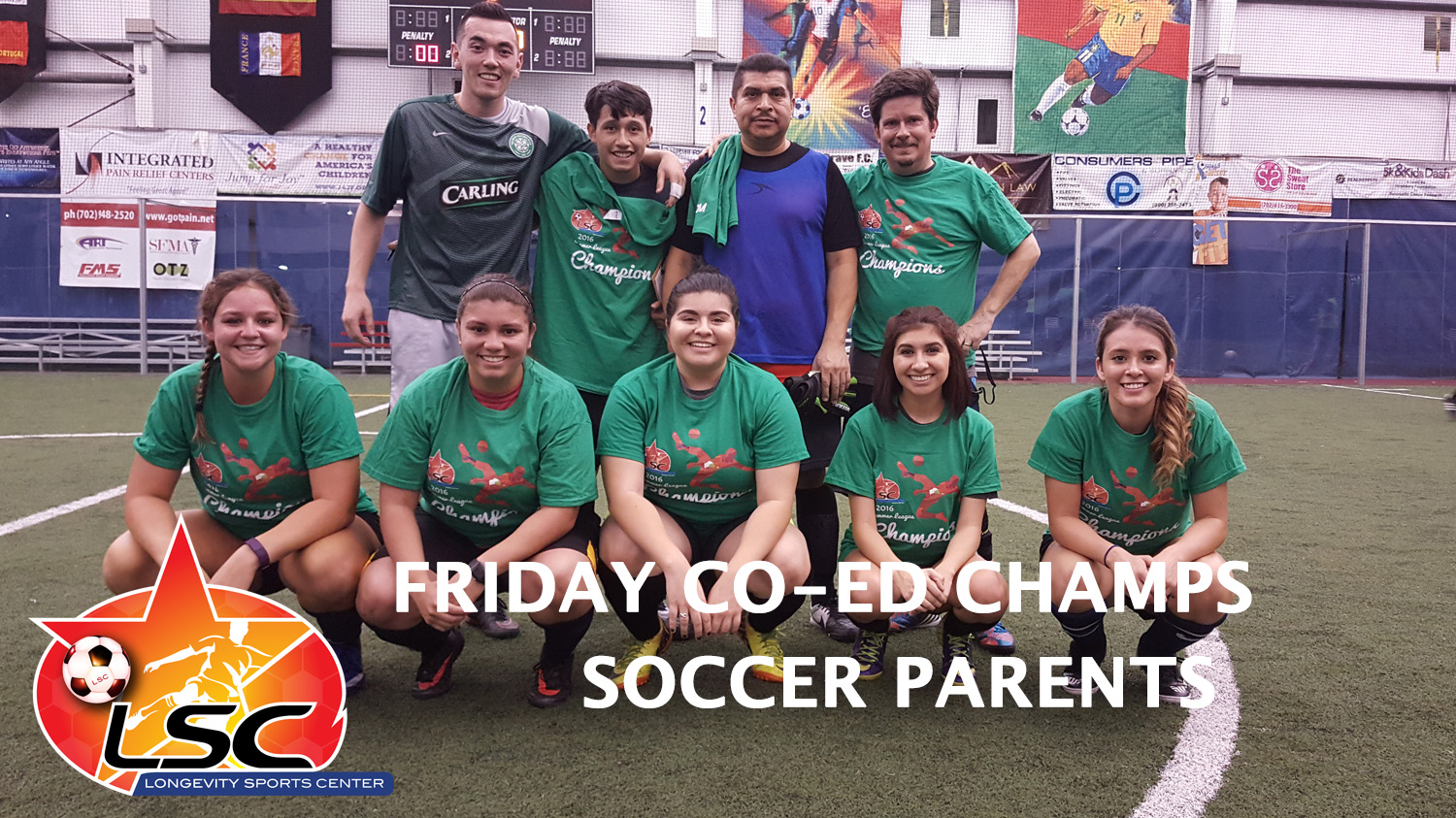 Friday CoEd Soccer Begins 11/23 Longevity Sports Center Indoor