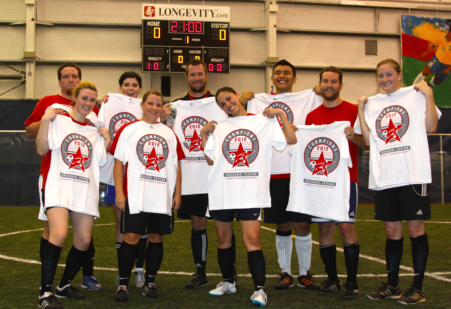 Thursday CoEd Indoor Soccer League Begins 2/8 Longevity Sports